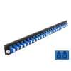 Splice box predný panel DeLOCK 43357 24 port LC Duplex modrý