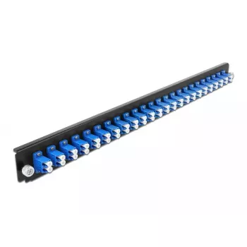 Splice box predný panel DeLOCK 43357 24 port LC Duplex modrý