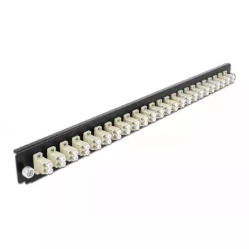Splice box predný panel DeLOCK 19 inch 43359 24 port LC Duplex béžový