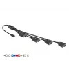 Adaptér USB Type-C na 4 x sériový RS-232 DB9 DeLOCK 90495