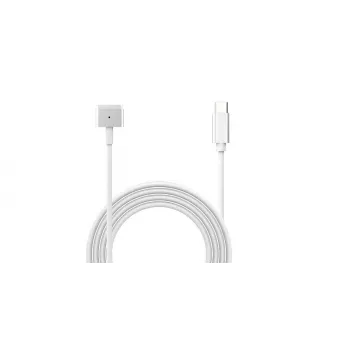 CoreParts Kábel z MagSafe 2 na USB-C, 1,8 m, biely, MBXAP-MAG2-CABLE