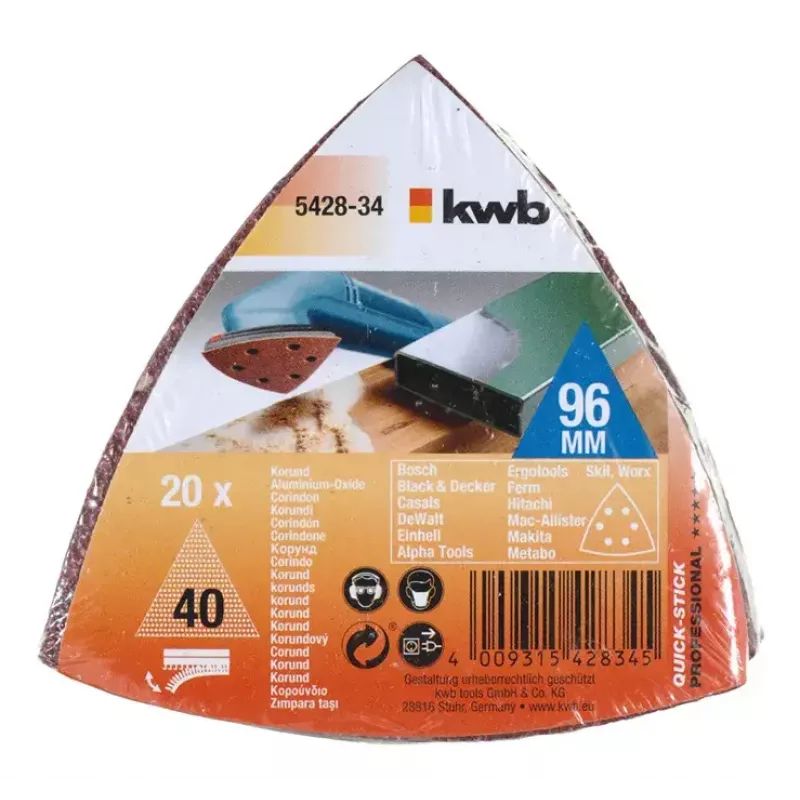 Brúsna podložka KWB 542834 20 ks