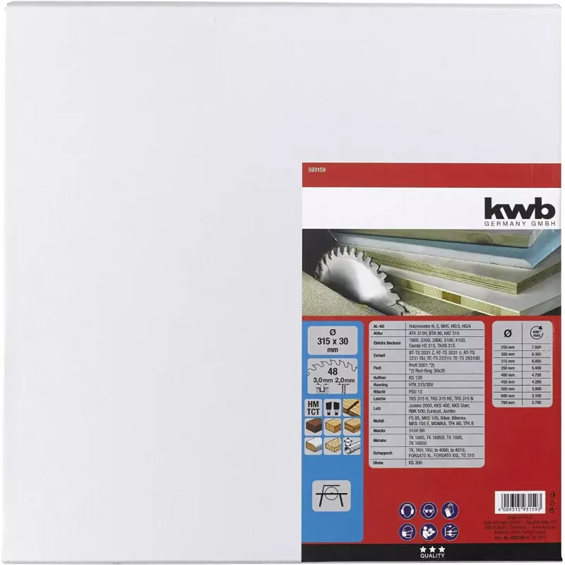 Kotúčový pílový list KWB 593159 31,5 cm 1 ks