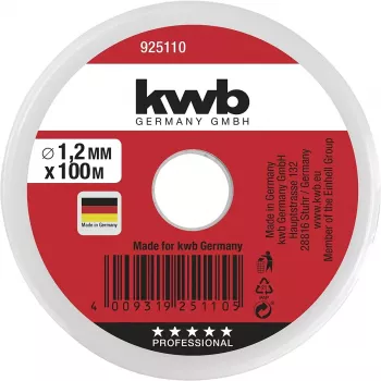 Šnúra KWB 925110 100 m nylon zelená 1,2 mm