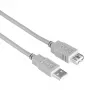 USB kábel Hama 00200906 3 m USB A sivý USB 2.0 0,48 Gbit/s