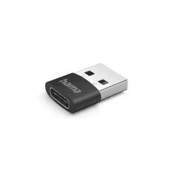 Hama 00201532 káblový adaptér USB C USB A čierna