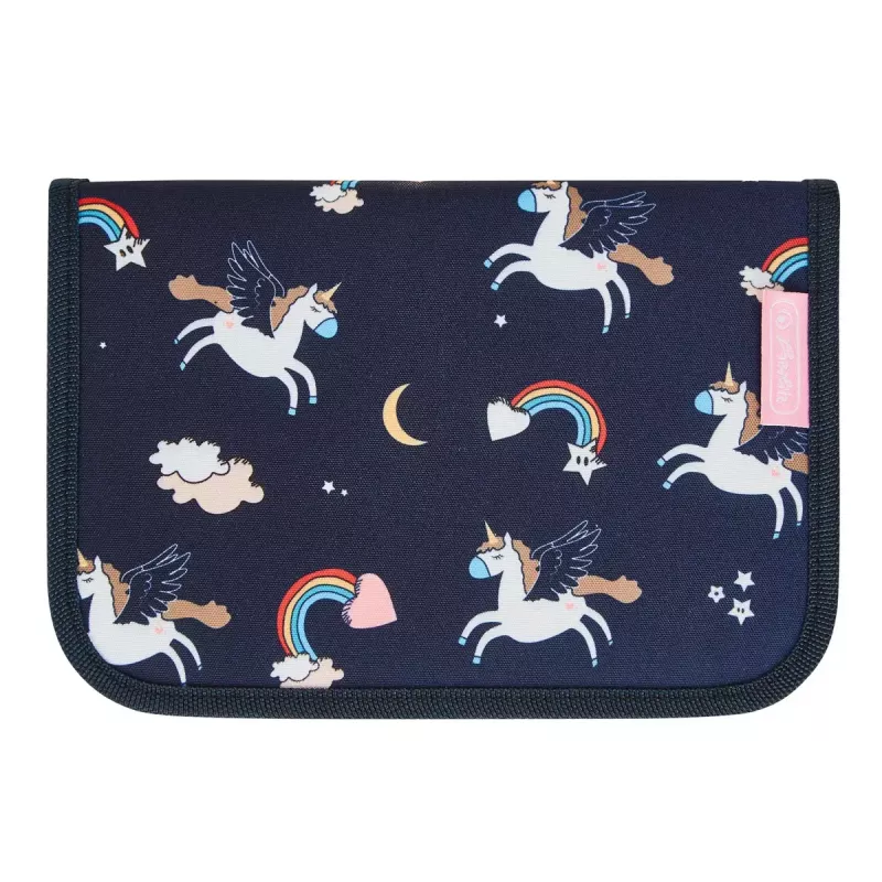 Herlitz Dreamy Unicorn Naplnený peračník, 19 kusov, tmavomodrý