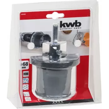 Korunkový vrták KWB 499463 Single 6.8 cm pre keramiku betón plast