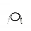 Audio kábel Omnitronic 3022519A 0,9 m XLR 6,35 mm čierny
