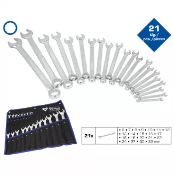 Brilliant Tools BT011021 Sada očkoplochých kľúčov, 21 ks