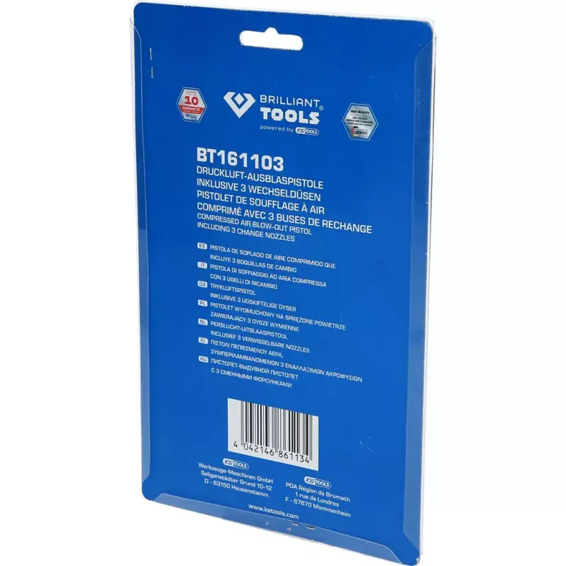 Príslušenstvo k stlačenému vzduchu Brilliant Tools BT161103