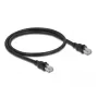 DeLOCK sieťový kábel RJ45 Cat.6A F/UTP 0,5 m čierny