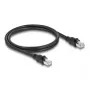 DeLOCK sieťový kábel RJ45 Cat.6A F/UTP 1 m čierny