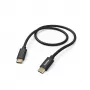 Hama Fabric USB kábel USB 2.0 1,5 m USB C čierny