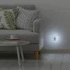 Hama 00223498 LED nočné svetlo so zásuvkou, 2 USB výstupmi, senzorom pohybu a svetla