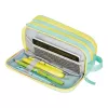 Peračník Herlitz Neon Soft polyester mint žltá 235x110x75mm