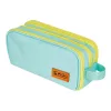 Peračník Herlitz Neon Soft polyester mint žltá 235x110x75mm