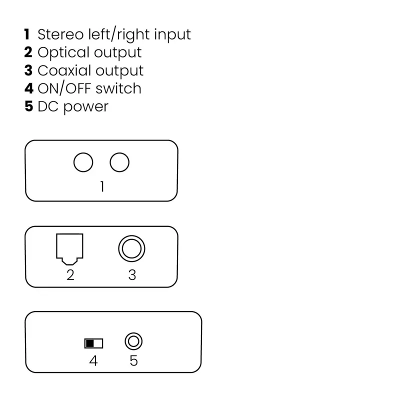 Marmitek Connect AD12 čierny 25008412 HDMI audio extraktor 4K