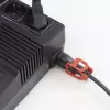 ACT napájací kábel CEE 7/7 konektor samec (zahnutý) - C13 IEC Lock+ čierny 2 m, EL332S, balenie 5 ks
