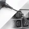 ACT napájací kábel C13 IEC Lock - C14 čierny 2 m, PC1021, balenie 5 ks