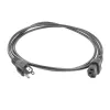 ACT napájací kábel USA konektor samec - C13 IEC Lock čierny 2 m, PC1063, balenie 5 ks