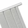 Nobo T-Card plánovacie tabule veľkosť 2, T-karta, sivá, kov, 54 mm, 69 mm, 11 mm