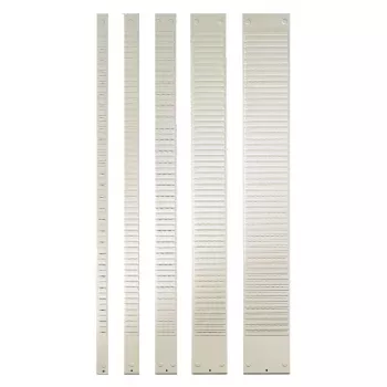 Nobo T-Card kovové panely veľkosť 3, 32 slotov, sivá, 96 mm, 655 mm, 294 g, 95 mm, 10 mm