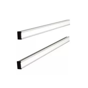 Nobo T-Card spojovacie lišty kovové veľkosť 24, hliník, biela, 772 mm, 13 mm, 450 g, 36 mm