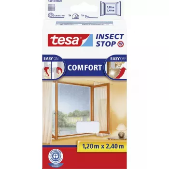 Okenná sieťka proti hmyzu Tesa Insect Stop Comfort 55918-00020-00 1200 x 2400 mm biela