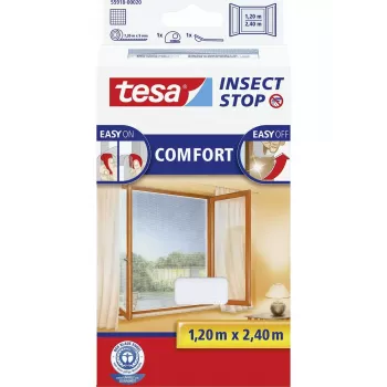 Okenná sieťka proti hmyzu Tesa Insect Stop Comfort 55918-00020-00 1200 x 2400 mm biela