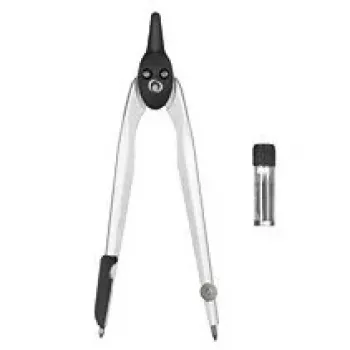 Herlitz 8710006 súprava kružidiel v puzdre, 2-dielna, 110 mm, čierna