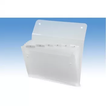 Rexel ICE Expander 6-priehradkový priehľadný, transparentný, polypropylén (PP), 120 listov, A4