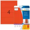 Etikety na spisy HERMA A4 192x61 mm červená papier matný nepriehľadný 80 ks