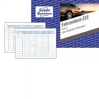 Účtovný formulárový blok Avery 222 A6 40 strán
