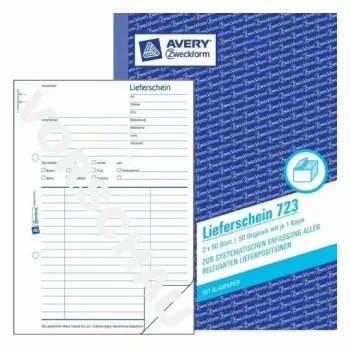 Administratívny blok AVERY 723 biely