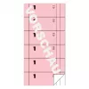 Avery Zweckform 831 Čašnícky blok (Bonbuch), 105 x 198 mm, ružový, 2 x 50 listov