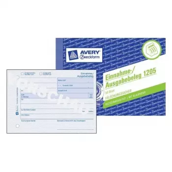 Administratívny blok Avery 1205 modrý biely