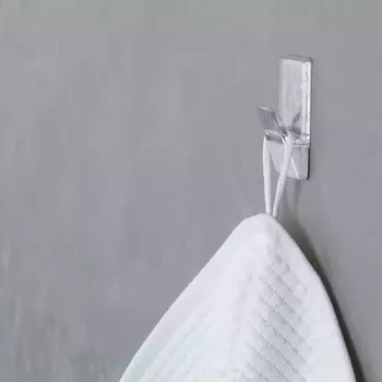 Vešiak na uteráky TESA 58812 Indoor transparentný 2 ks