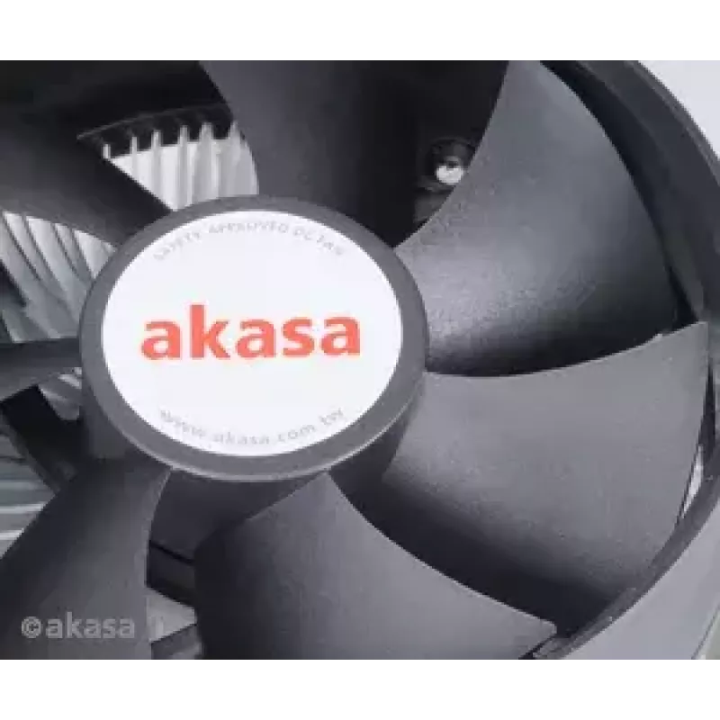 Chladič Akasa AK-CCE-7105EP chladiaci systém procesora 9,2 cm čierny strieborný