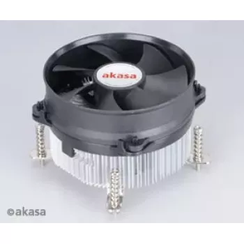 Chladič Akasa AK-CCE-7105EP chladiaci systém procesora 9,2 cm čierny strieborný