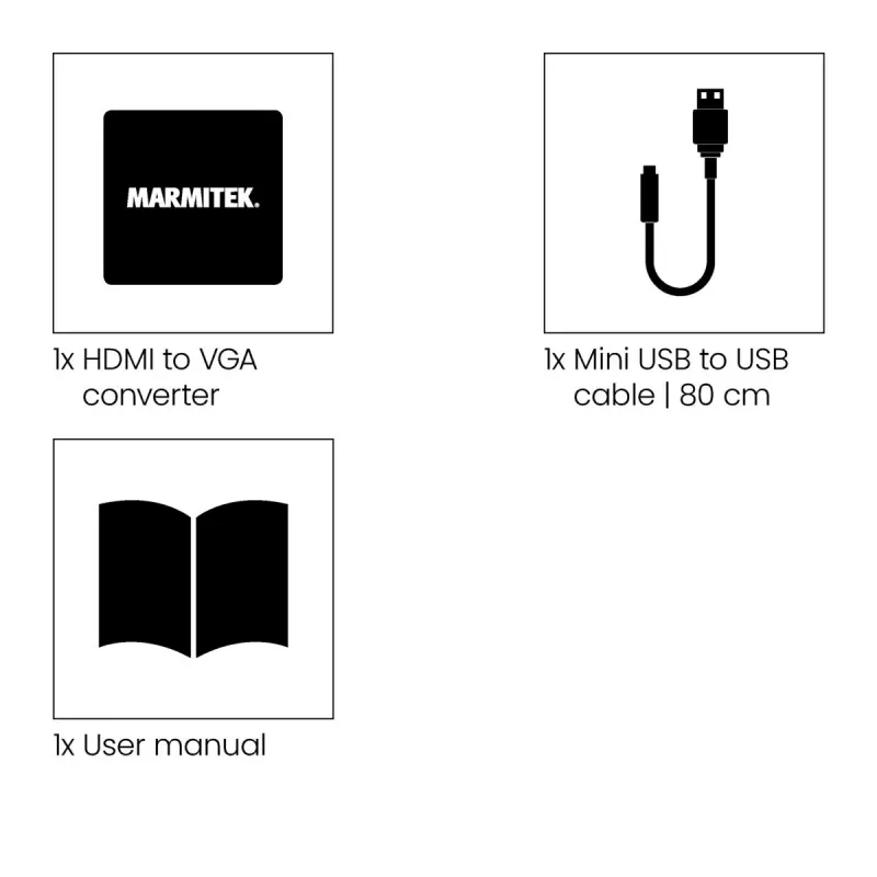 Marmitek Connect HV15 - HDMI na VGA adaptér