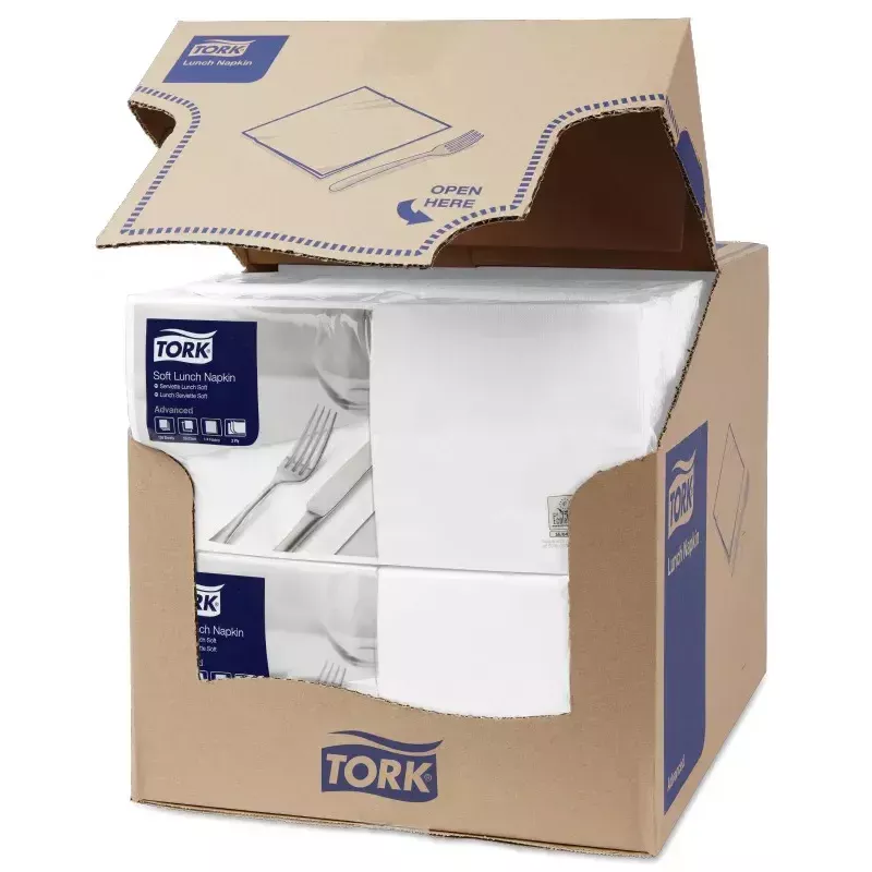 Papierové servítky Tork 477414 biele 150 kusov
