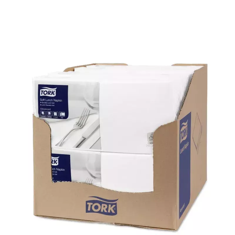 Papierové servítky Tork 477414 biele 150 kusov