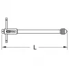 KS Tools 331.0665 prepínateľný račňový držiak závitníkov, M5-M12