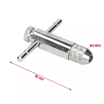 KS Tools 331.0665 prepínateľný račňový držiak závitníkov, M5-M12