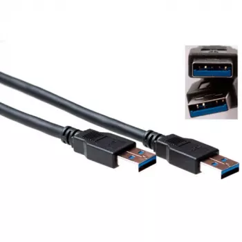 USB kábel ACT USB 3.0 konektor samec A - konektor samec USB A 2,00 m