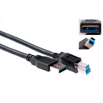 USB kábel ACT USB 3.2 Gen1 konektor samec A - konektor samec USB B 1,00 m