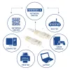 ACT Ivory 1,5 m U/UTP CAT6 patch kábel s RJ45 konektormi