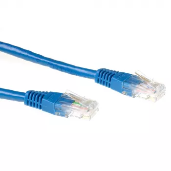 ACT modrá 2 metre U/UTP CAT6 patch kábel s RJ45 konektormi