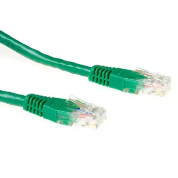 ACT zelená 1,5 m U/UTP CAT6 patch kábel s RJ45 konektormi